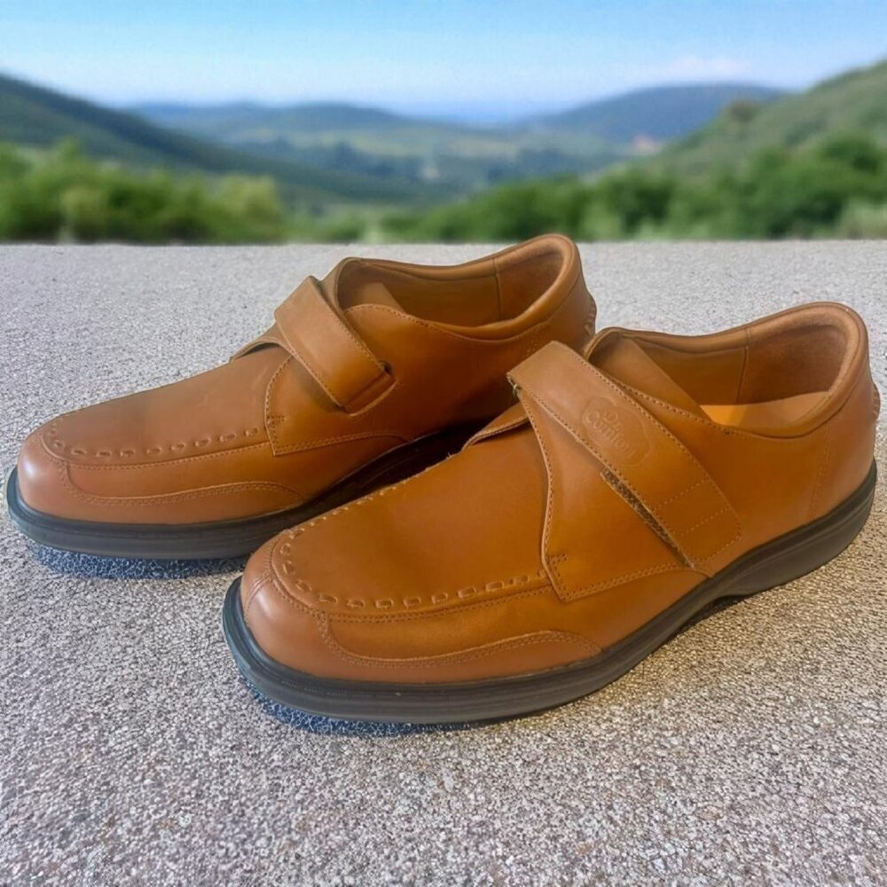 NEW!!! DR. COMFORT “FRANK” SHOES FOR MEN  - COLOR BARK - SIZE 9W